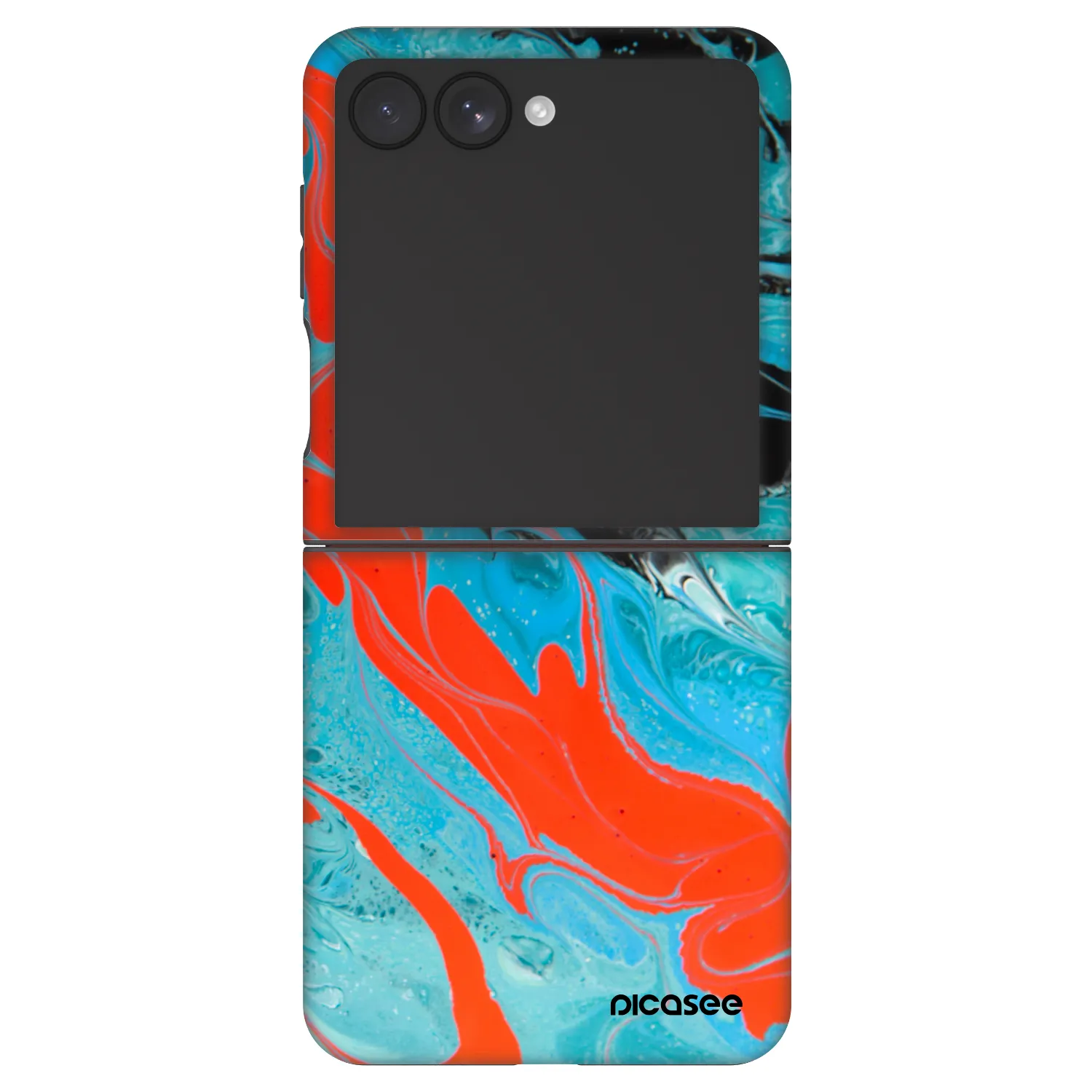 Picasee Fashion Case Samsung Galaxy Z Flip7 5G - Blue Magma