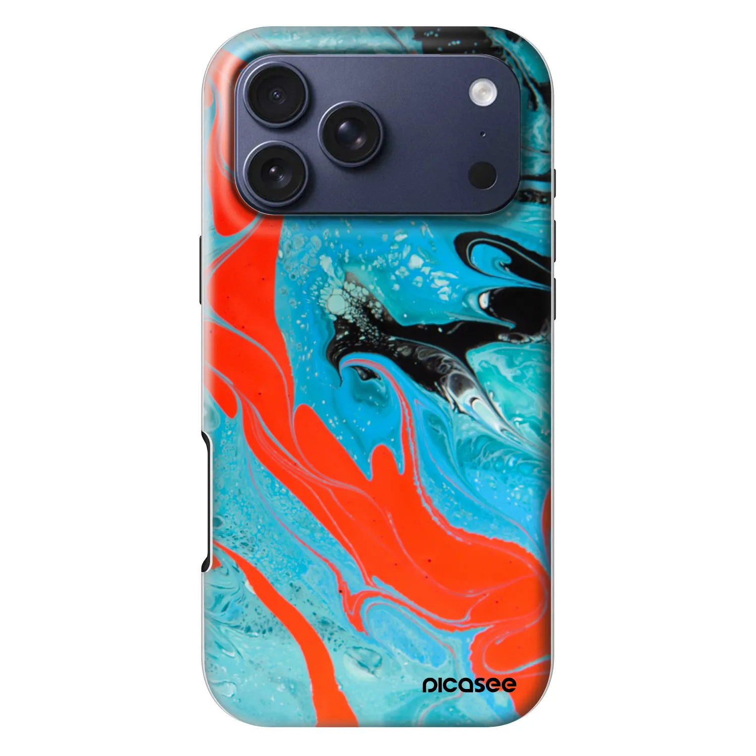 Picasee Fashion Case MagSafe Apple iPhone 18 Pro Max - Blue Magma