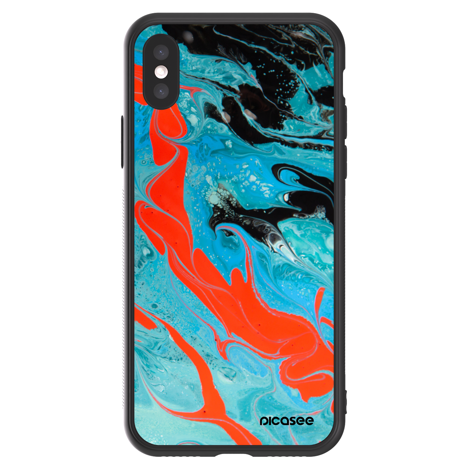 Picasee ULTIMATE CASE Apple iPhone X/XS - készülékre - Blue Magma