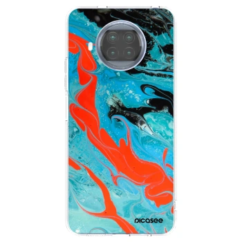 Picasee átlátszó szilikon tok az alábbi mobiltelefonokra Xiaomi Mi 10T Lite - Blue Magma