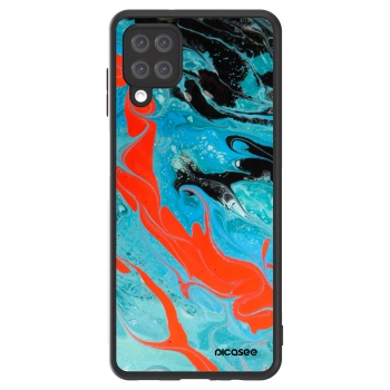 Picasee ULTIMATE CASE Samsung Galaxy A12 A125F - készülékre - Blue Magma