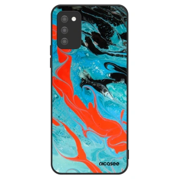 Szilikon tok erre a típusra Samsung Galaxy A02s A025G - Blue Magma