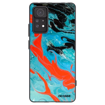 Picasee fekete szilikon tok az alábbi mobiltelefonokra Xiaomi Redmi Note 11 Pro - Blue Magma