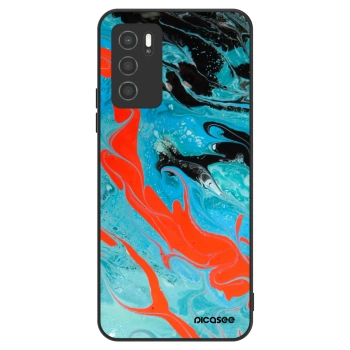 Szilikon tok erre a típusra OPPO A16s - Blue Magma