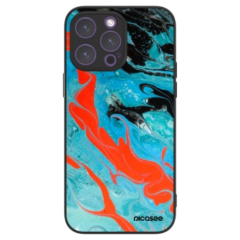 Picasee ULTIMATE CASE Apple iPhone 14 Pro Max - készülékre - Blue Magma