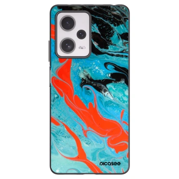 Picasee fekete szilikon tok az alábbi mobiltelefonokra Xiaomi Redmi Note 12 Pro+ 5G - Blue Magma