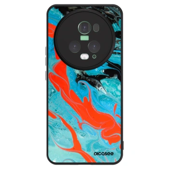 Szilikon tok erre a típusra Honor Magic5 Pro - Blue Magma