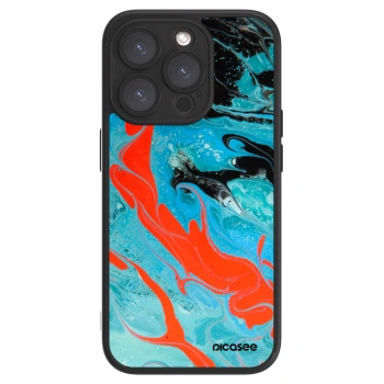 Picasee ULTIMATE CASE Apple iPhone 15 Pro - készülékre - Blue Magma