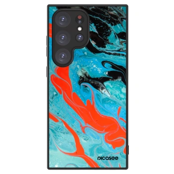 Szilikon tok erre a típusra Samsung Galaxy S24 Ultra S928B 5G - Blue Magma