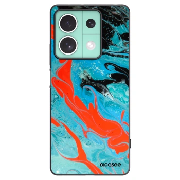 Picasee fekete szilikon tok az alábbi mobiltelefonokra Xiaomi Redmi Note 13 5G - Blue Magma