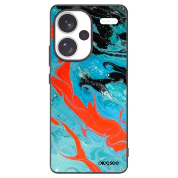 Picasee fekete szilikon tok az alábbi mobiltelefonokra Xiaomi Redmi Note 13 Pro+ 5G - Blue Magma