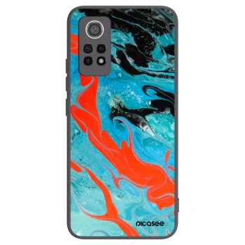 Picasee fekete szilikon tok az alábbi mobiltelefonokra Xiaomi Redmi Note 12 Pro 4G - Blue Magma