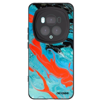 Picasee fekete szilikon tok az alábbi mobiltelefonokra Honor Magic6 Pro - Blue Magma