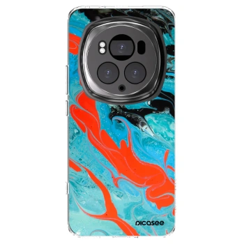 Picasee átlátszó szilikon tok az alábbi mobiltelefonokra Honor Magic6 Pro - Blue Magma