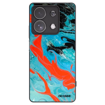 Picasee fekete szilikon tok az alábbi mobiltelefonokra Xiaomi Redmi Note 13 Pro 4G - Blue Magma