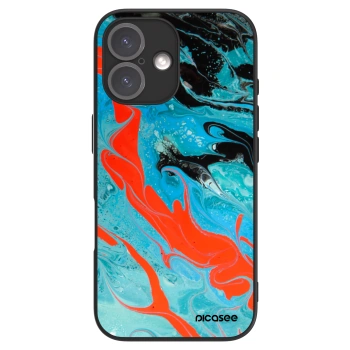 Picasee ULTIMATE CASE Apple iPhone 16 - készülékre - Blue Magma