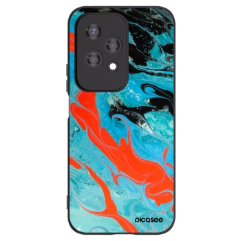 Picasee fekete szilikon tok az alábbi mobiltelefonokra Honor 200 Lite - Blue Magma