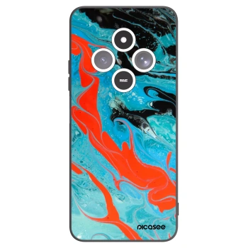 Picasee fekete szilikon tok az alábbi mobiltelefonokra Xiaomi Redmi 14C - Blue Magma