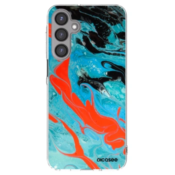 Picasee átlátszó szilikon tok az alábbi mobiltelefonokra Samsung Galaxy A16 5G - Blue Magma