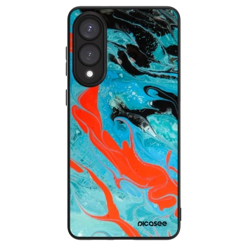 Picasee ULTIMATE CASE PowerShare Samsung Galaxy S25 Edge 5G - készülékre - Blue Magma