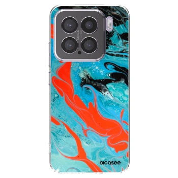 Picasee átlátszó szilikon tok az alábbi mobiltelefonokra Xiaomi 15 - Blue Magma