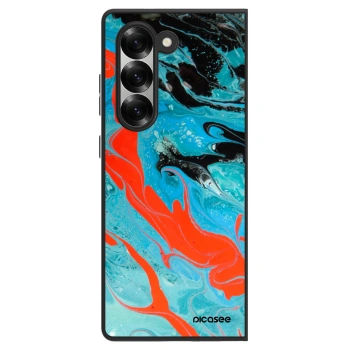 Szilikon tok erre a típusra Samsung Galaxy Z Fold6 5G - Blue Magma