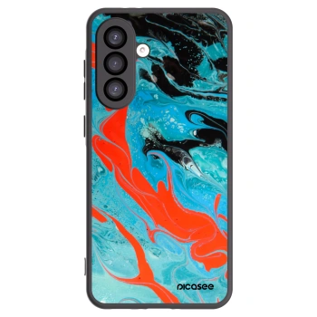 Picasee fekete szilikon tok az alábbi mobiltelefonokra Samsung Galaxy A26 5G A266B - Blue Magma