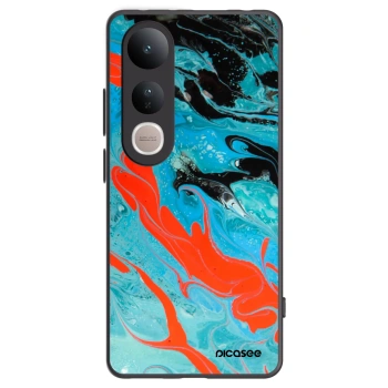 Picasee fekete szilikon tok az alábbi mobiltelefonokra Vivo V50 Lite 5G - Blue Magma
