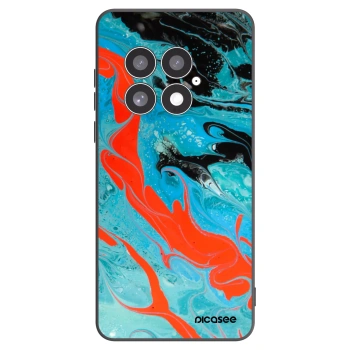 Picasee fekete szilikon tok az alábbi mobiltelefonokra OnePlus 13 5G - Blue Magma