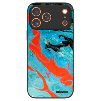 Picasee ULTIMATE CASE Apple iPhone 17 Pro Max - készülékre - Blue Magma
