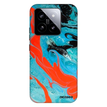 Szilikon tok erre a típusra Xiaomi 14 - Blue Magma