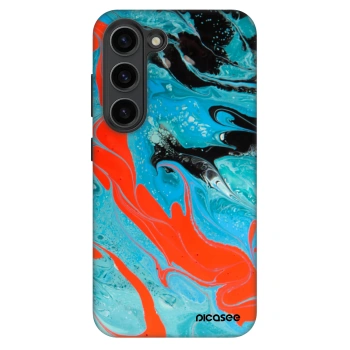 Picasee Fashion Case Samsung Galaxy S23+ 5G - Blue Magma