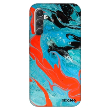 Szilikon tok erre a típusra Samsung Galaxy A34 5G A346B - Blue Magma