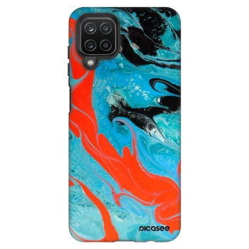 Szilikon tok erre a típusra Samsung Galaxy A12 A125F - Blue Magma