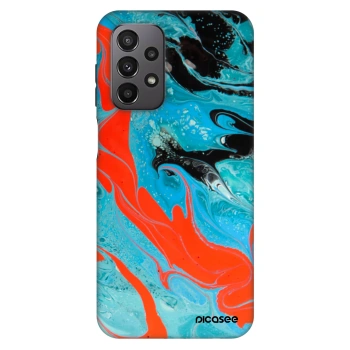 Szilikon tok erre a típusra Samsung Galaxy A23 A235F 4G - Blue Magma