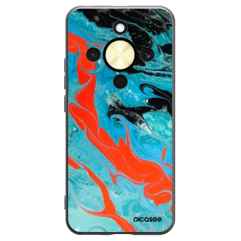 Picasee fekete szilikon tok az alábbi mobiltelefonokra Honor Magic8 Lite 5G - Blue Magma