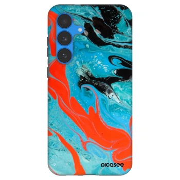 Picasee Fashion Case Samsung Galaxy S25 FE 5G - Blue Magma