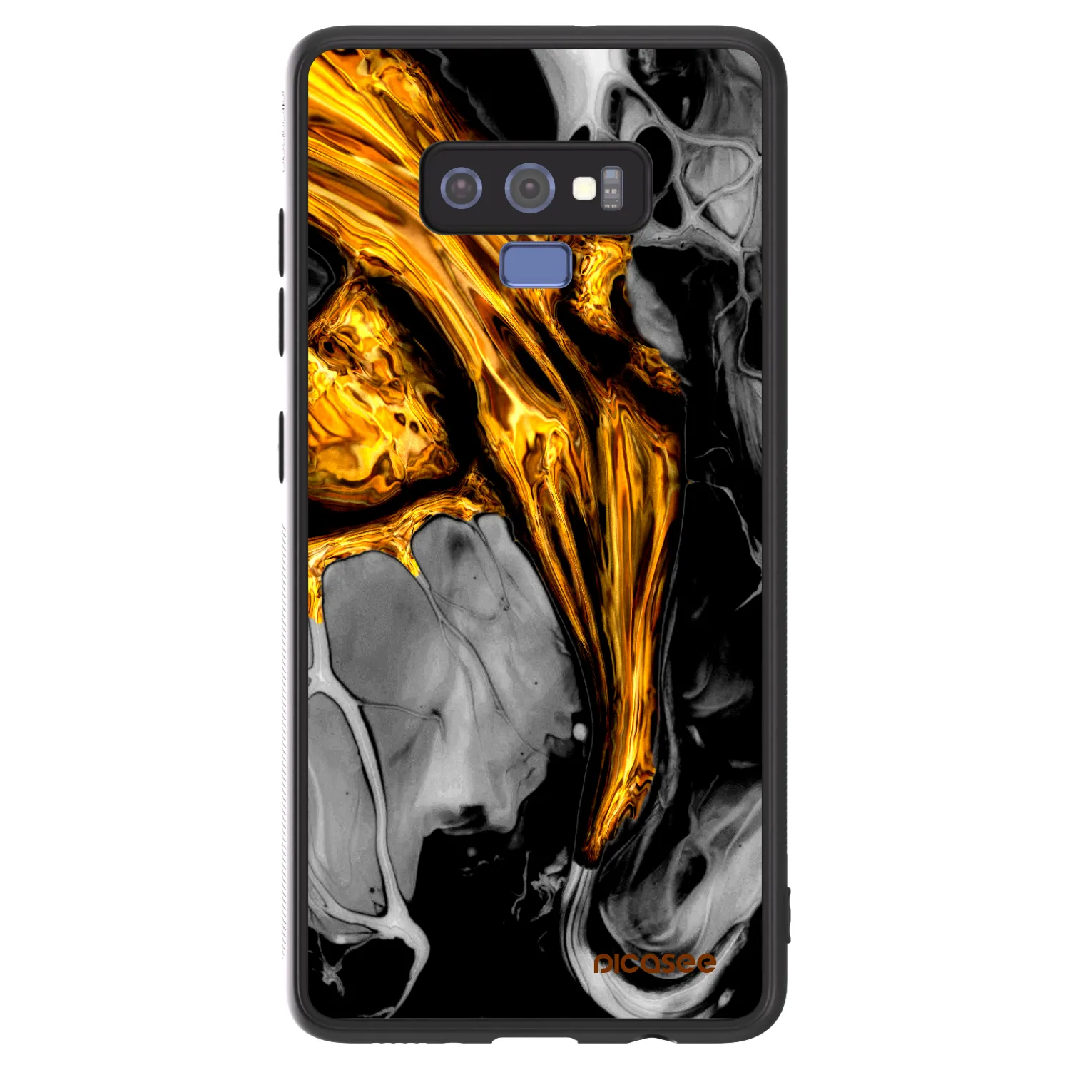 Picasee ULTIMATE CASE Samsung Galaxy Note 9 N960F - készülékre - Black Gold