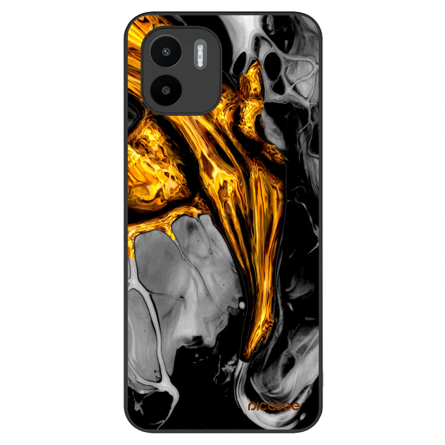 Picasee ULTIMATE CASE Xiaomi Redmi A1 - készülékre - Black Gold