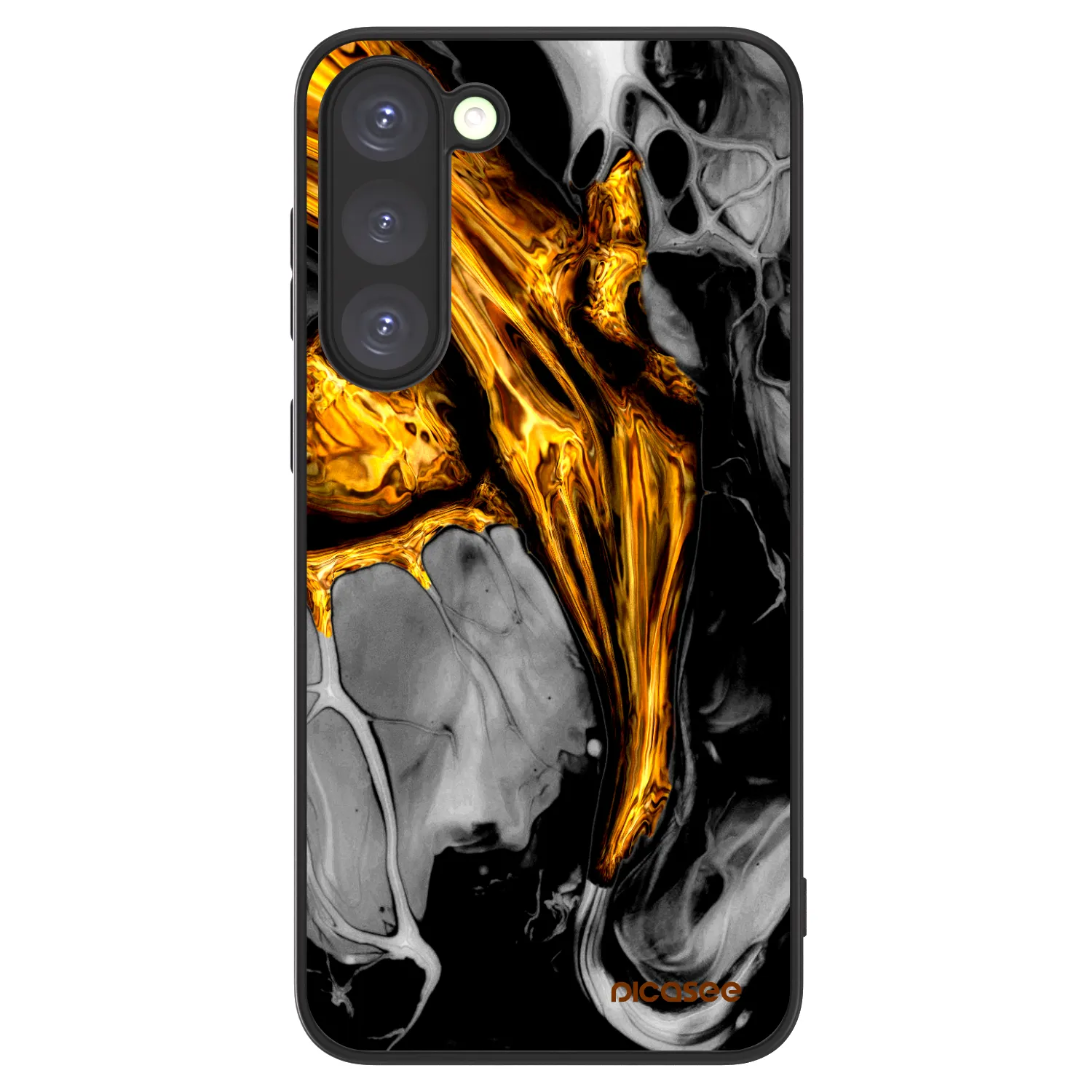 Picasee ULTIMATE CASE Samsung Galaxy S23+ 5G - készülékre - Black Gold