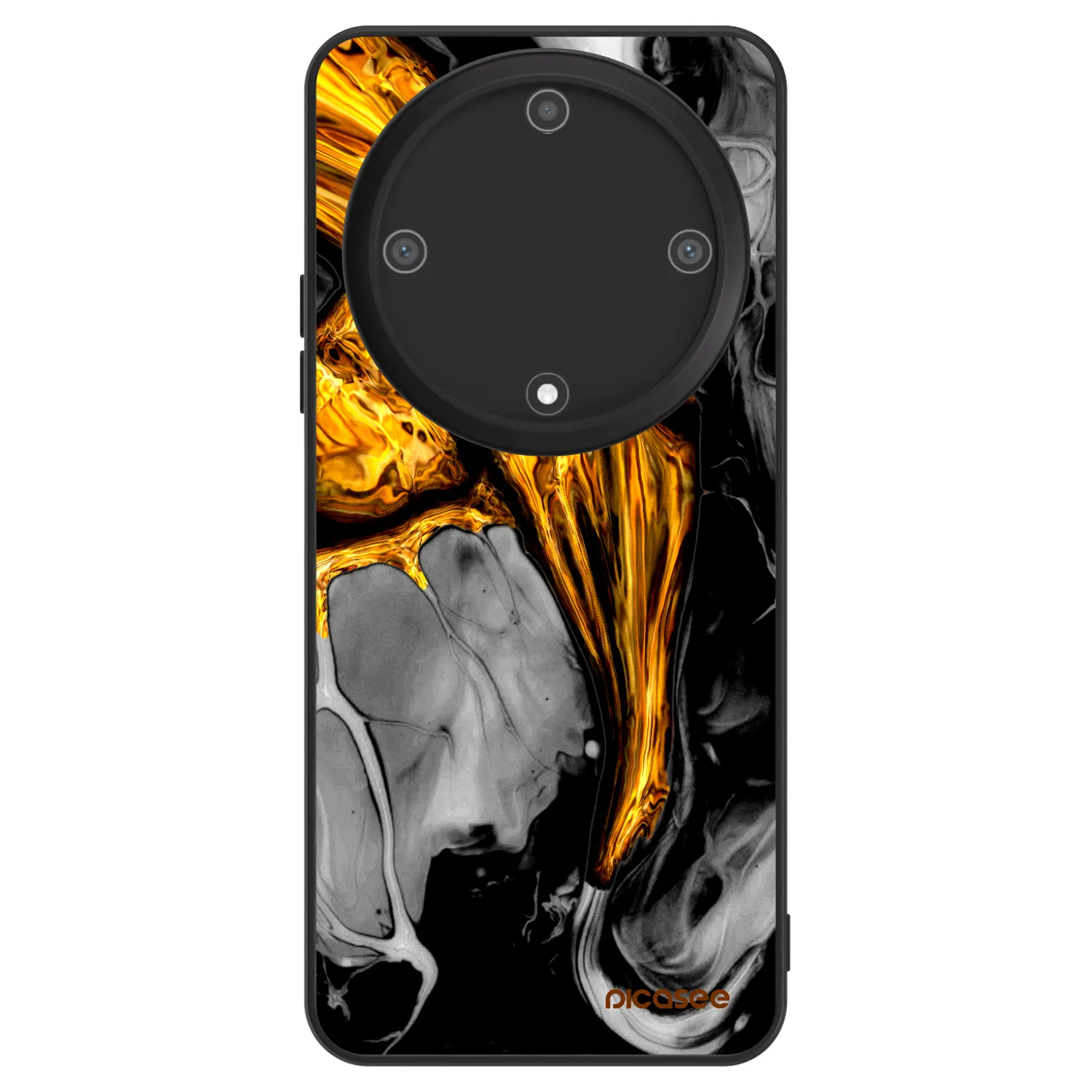 Picasee ULTIMATE CASE Honor Magic5 Lite 5G - készülékre - Black Gold