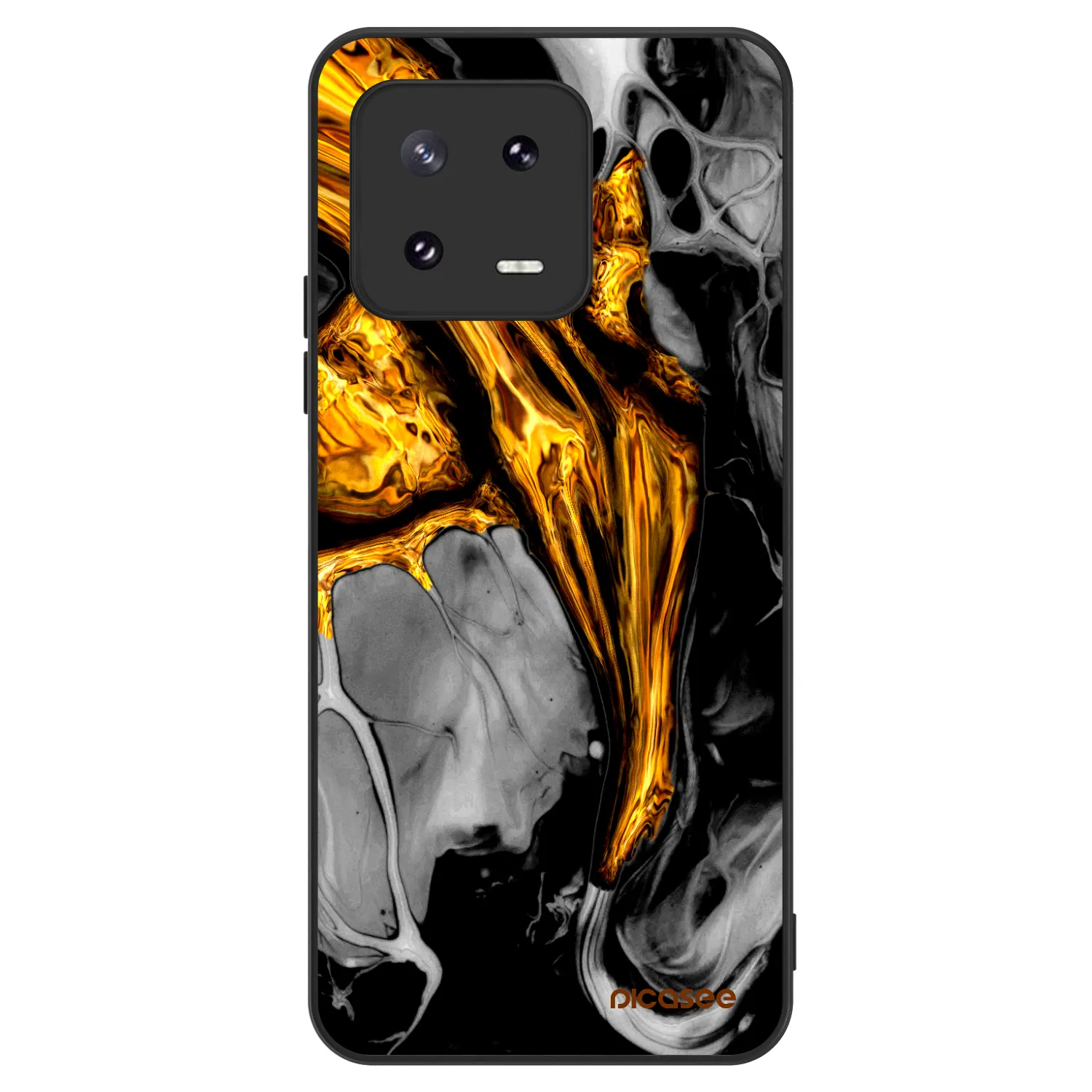 Picasee ULTIMATE CASE Xiaomi 13 Pro - készülékre - Black Gold