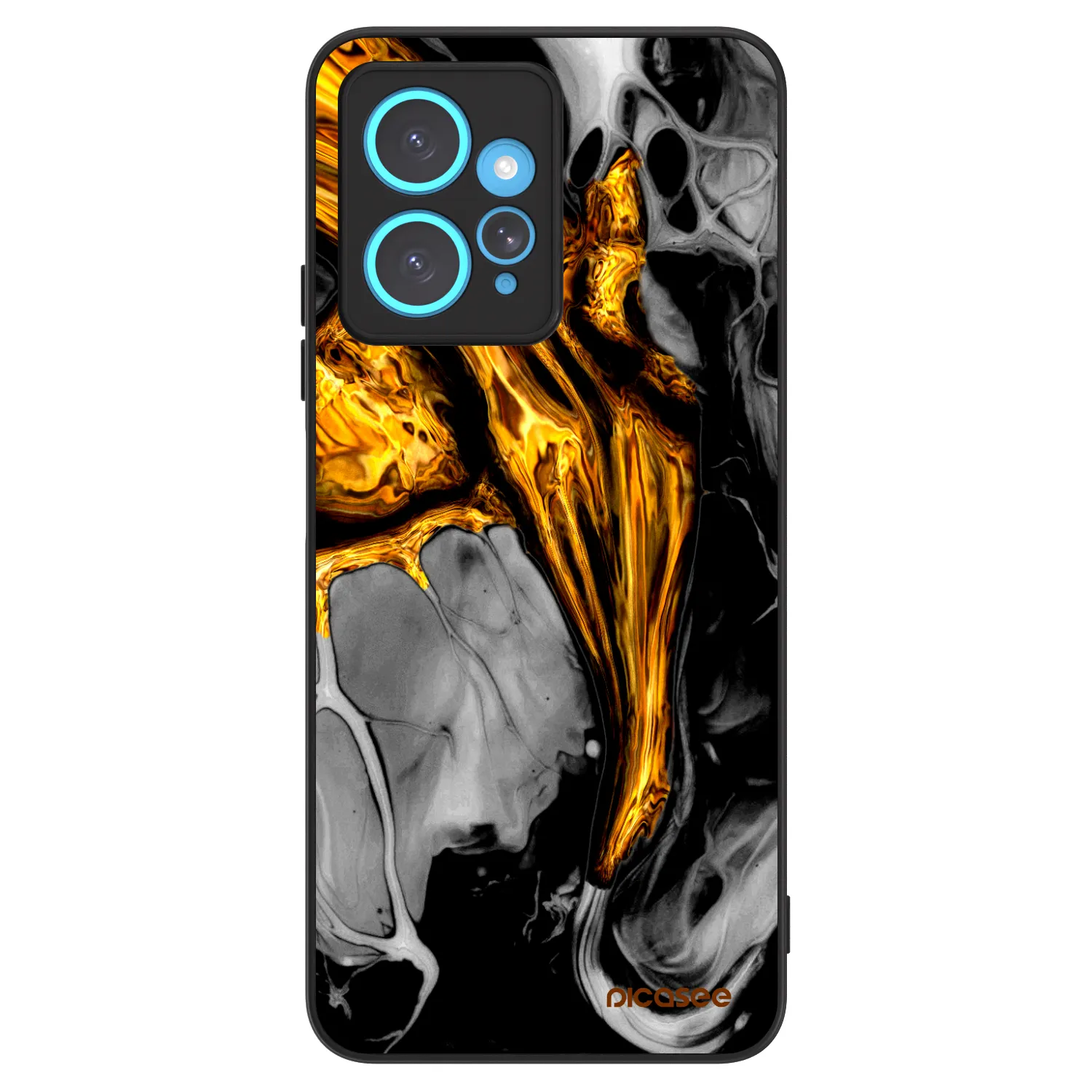 Picasee ULTIMATE CASE Xiaomi Redmi Note 12 4G - készülékre - Black Gold