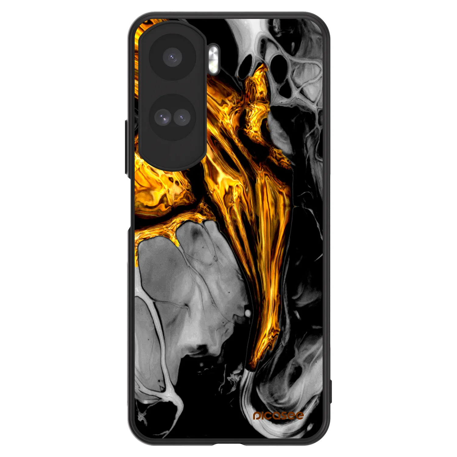Picasee ULTIMATE CASE Honor 90 Lite 5G - készülékre - Black Gold