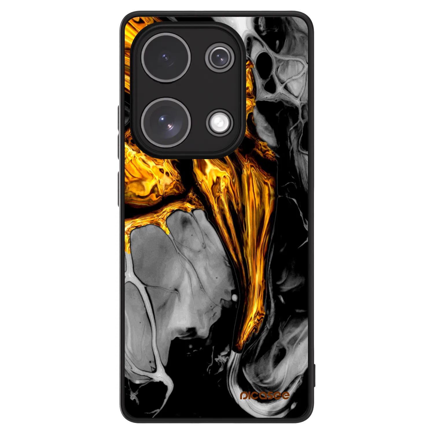 Picasee ULTIMATE CASE Xiaomi Redmi Note 13 Pro 4G - készülékre - Black Gold