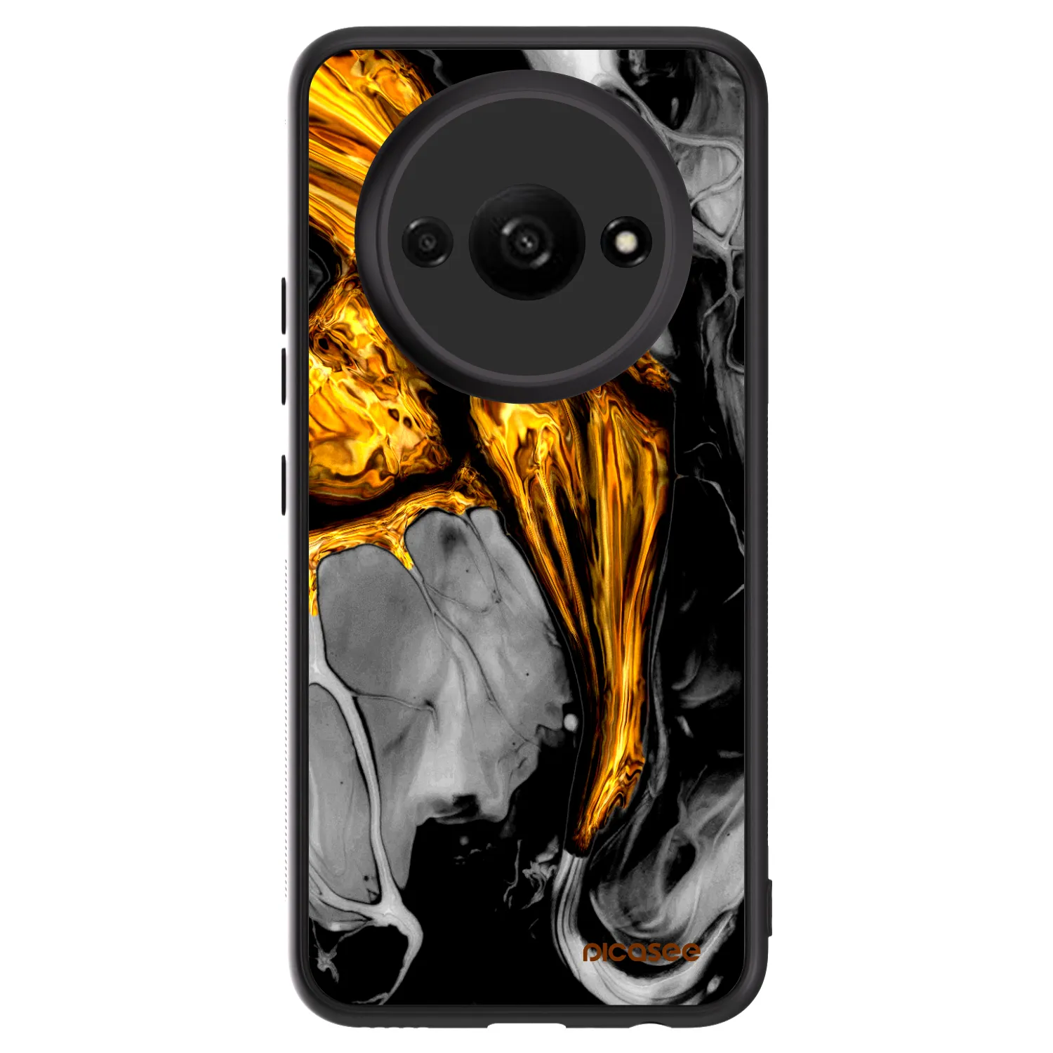 Picasee ULTIMATE CASE Xiaomi Redmi A3 - készülékre - Black Gold
