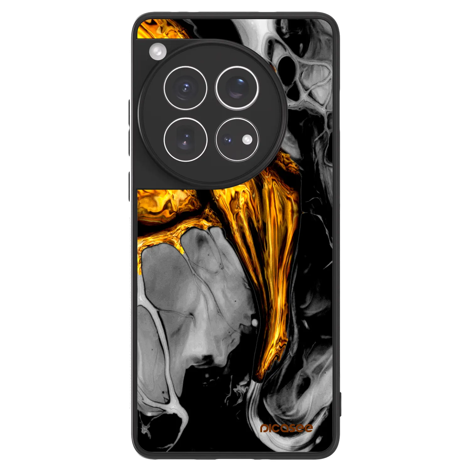 Picasee ULTIMATE CASE OnePlus 12 5G - készülékre - Black Gold