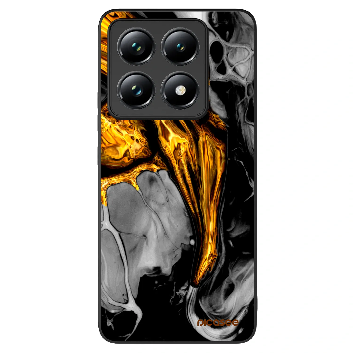 Picasee ULTIMATE CASE Xiaomi 14T Pro - készülékre - Black Gold