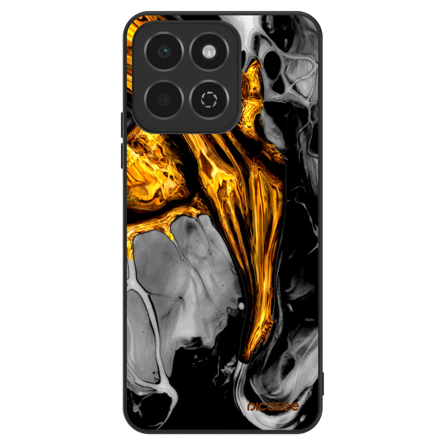 Picasee ULTIMATE CASE Honor 200 Smart 5G - készülékre - Black Gold