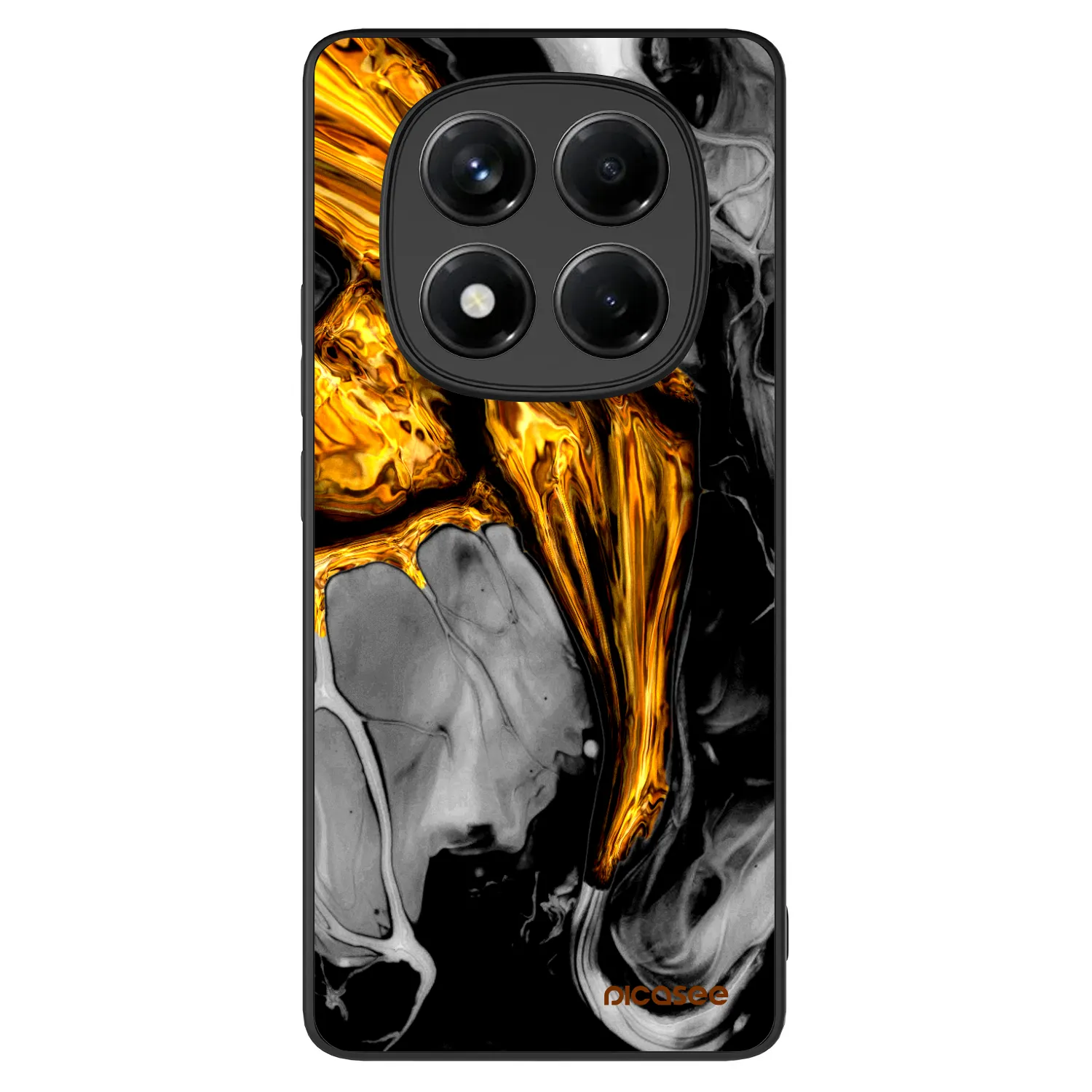 Picasee ULTIMATE CASE Xiaomi Redmi Note 14 Pro 4G - készülékre - Black Gold